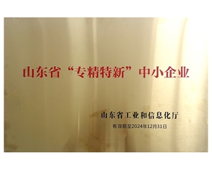 山東省“專精特新”中小企業(yè)